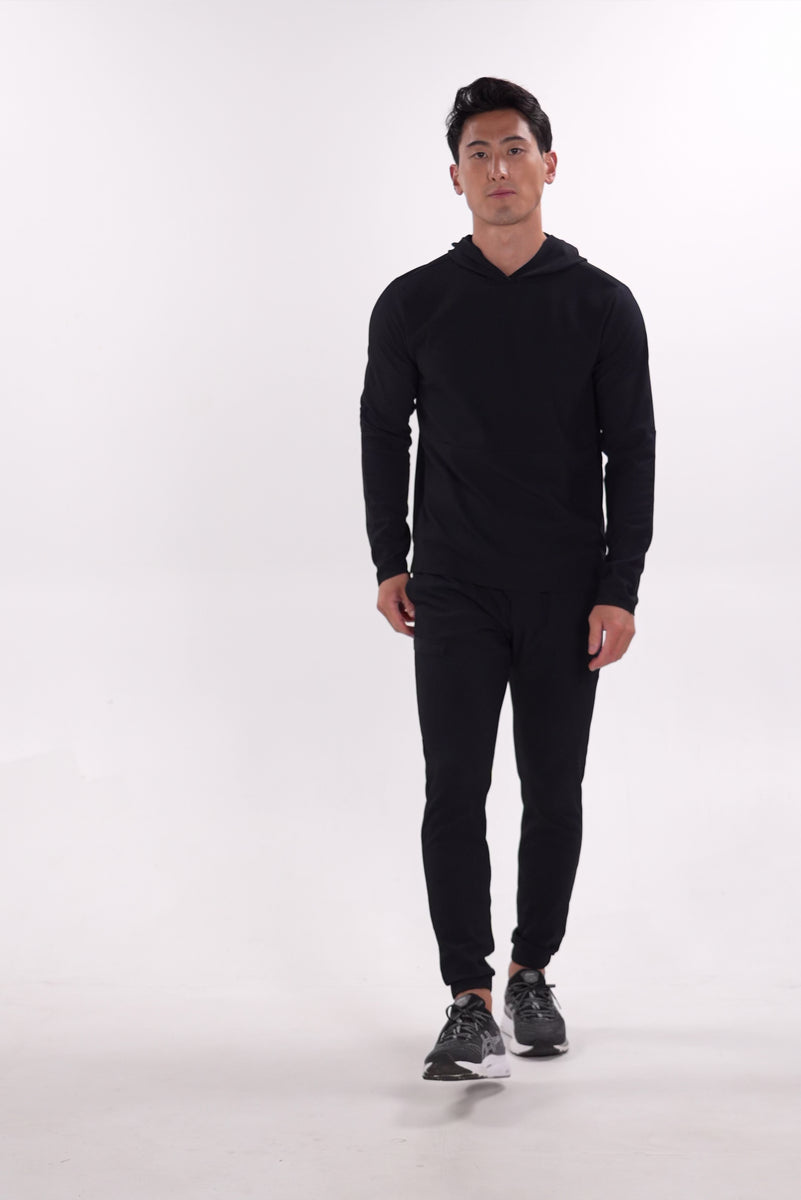 Tシャツ・カットソー +AMBLER+ Bad guy at the Ambler hooded sweatshirt black AHP11 AMBLER】 Unisex Bad guy at the Ambler Hooded Sweatshirt